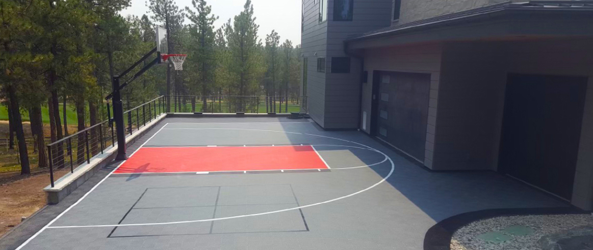 VersaCourt  Easy-to-Install DIY Basketball Court Kits