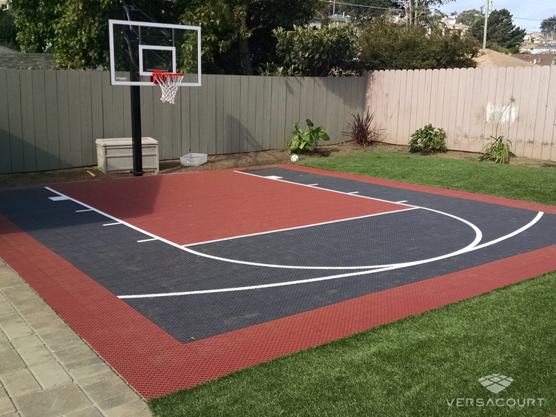 VersaCourt  Do It Yourself Small Basketball Court Kits